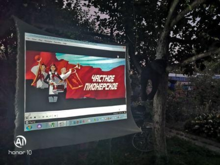 Подарок для младшеклассников Новоусманского района от волонтеров 