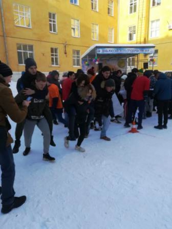 Студенты нашего техникума вошли в пятерку лучших команд на празднике, посвященном Дню российского студенчества